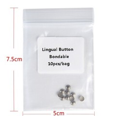 Dental Orthodontics Lingual Buttons Bondable Round / Crimpable Hooks Split Stops
