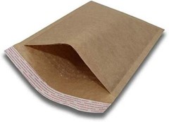250 #0 6×10 Kraft Natural Paper Padded Bubble Envelopes Mailers Case 6”x10”