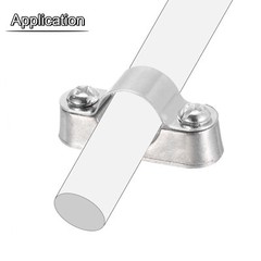 10Pcs Pipe Support Pipe Bracket Clamp Wall Mount Ceiling Mount for 25mm Pipe