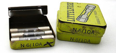 Lot of 13 Littelfuse N 6/10A 125 Volt 6/10th Amp Vintage Glass Fuses
