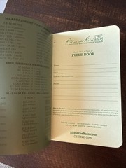 Rite in the Rain Weatherproof Soft Cover Field Notebook 4.75×7.5” Green No 980