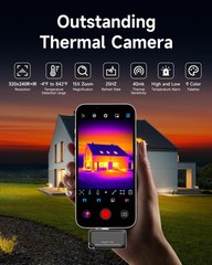 REVASRI Thermal Camera for Type-C iPhone & Android Device, 320×240 Super…