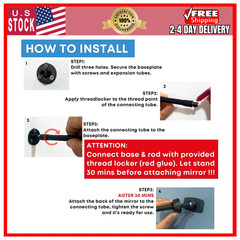 11.65″ Acrylic Convex Mirror 2 Pack Garage Parking Security Wide Angle