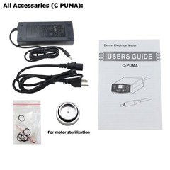 COXO C PUMA Dental Electric Motor Handpiece 1:5 Contra Angle 1:1 LED Brushless