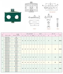 Hydraulic Pipe Clamp Double Hose Solid Body Plastic Pipe Clamp Fixed 6mm To 42mm