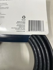 Commercial Electric Y304189 50 ft. RG-6 Quad Shielded Coaxial Cable, Black