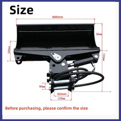 Brand‑new 800mm Hydraulic Tilting Bucket for Excavators, Tilting Bucket Attachme