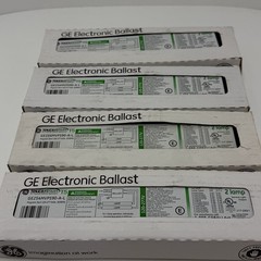 (4X) GE Multi-Volt Ultra Start Electronic Ballast T5 GE254MVPS90-A 120- 277 V