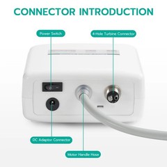 Dental LED Brushless fit 1:1/1:5/16:1 Electric Micro Motor Internal E-type 4HOLE