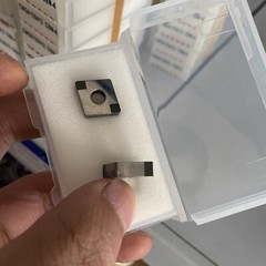 2PCS CNMA12048 CNMG432 CBN-4 superhard boron nitride CBN blade hardened steel