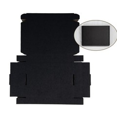 SUNLPH 50 Pack 7x5x1 Inches Small Shipping Boxes, Black 7x5x1,