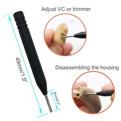 8 Pieces Hearing aid Amplifier Cleaning Tools, Earbuds/Headphones Black