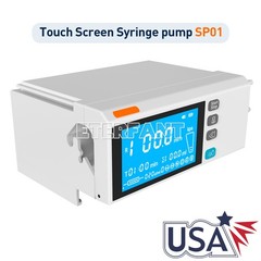 ETERFANT 4.3” Medical Lab Color Touch Screen Syringe Pump Stackable Design US
