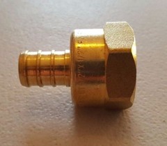 10 PC. 1/2″ PEX X 1/2″ FEMALE NPT THREADED ADAPTER BRASS CRIMP FITTING LEAD FREE
