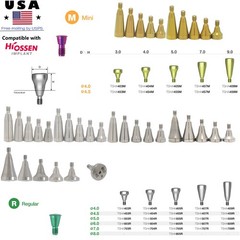Ti Healing Abutment Gingiva Formers For Hiossen Mini Regular Implant Healing Cap