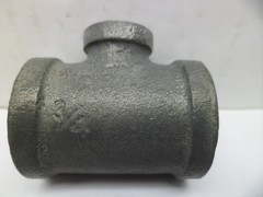 3/4″ NPT. X 3/4″ NPT. X 1/4″ NPT. GALVANIZED REDUCING TEE LOT OF 3 NOS FREE SHIP