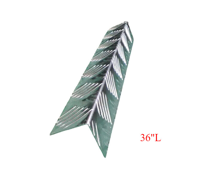 2″H X 2″W X 36″L Aluminum Diamond Plate Wall Edge Corner Guard Angle