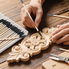 50PCS Premium Sanding Sticks, Double End Matchsticks 5.4 x 0.2 Inch