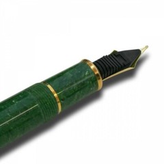 Platinum #3776 CELLULOID Fountain Pen EMERALD Medium Nib PTB-35000S#45-3