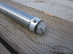 New Bimba Stainless Air Cylinder, 1719-DX, Double Acting, 1.5″ Bore x 19″ Stroke