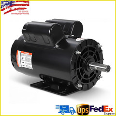 3HP SPL Air Compressor Electric Motor 230V 17.6Amps 3450 RPM 5/8” Keyed Shaft