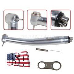Pieza de mano LED turbina alta velocidad fibra óptica dental estilo NSK 2 Holes