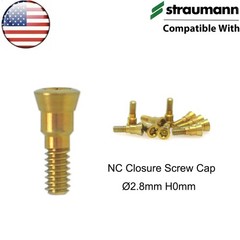 US Dental Healing Cap Screw Compatible with Straumann NC/RC CrossFit Implant Sys