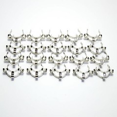 24#,Stainles Steel Clip,Keck Clamp,24/29 & 24/40 Glass Ground Joint,20Pcs/Pack
