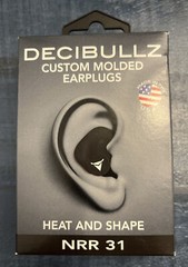 Decibullz Custom Molded Earplugs 31db Highest NRR Hearing MADE IN AMERICA