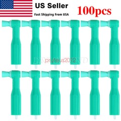 100pcs Dental Disposable Prophy Angles Soft Cup Latex Free Right Angle 90° angle