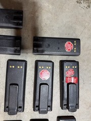 Lot of 13 Motorola MTS2000 Two Way Radio H01UCD6PW1BN Working With 14 Batteries