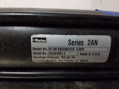 Parker Series 2AN 02.00 BB2ANUS14 6.000 250 Psi Air Pneumatic Cylinder New