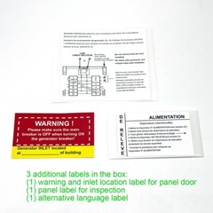 Generator interlock kit for Square D QO and Homeline 150 – 200 Amp Main Panel