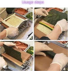 Manual Round Sushi Rolling Machine Home/Commercial Kitchen Sushi PreparationTool