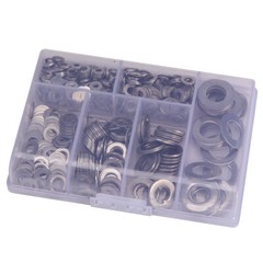 660 Pieces 304 Stainless Steel Washers Flat Assortment Set Kit 6 Sizes M3-M10
