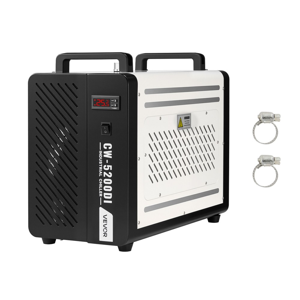 VEVOR Industrial Water Chiller 5460 BTU/h Water Cooler with Compressor 4.2 GPM