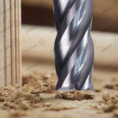 4 Flute 1/2″x1-1/4″x1/2″x3″ Variable Helix Solid Carbide End Mill – AlTiN Coated