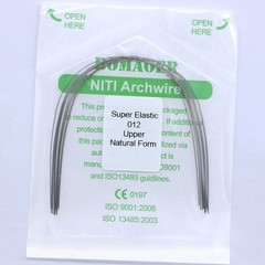 50 Packs Dental Ortho Niti Super Elastic Round Arch Wire Nature Form 012 Upper