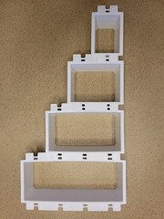Box extenders, 1, 2, 3 & 4 Gang Like Arlington BE1, BE2, BE3, BE4 up to 1 1/2″