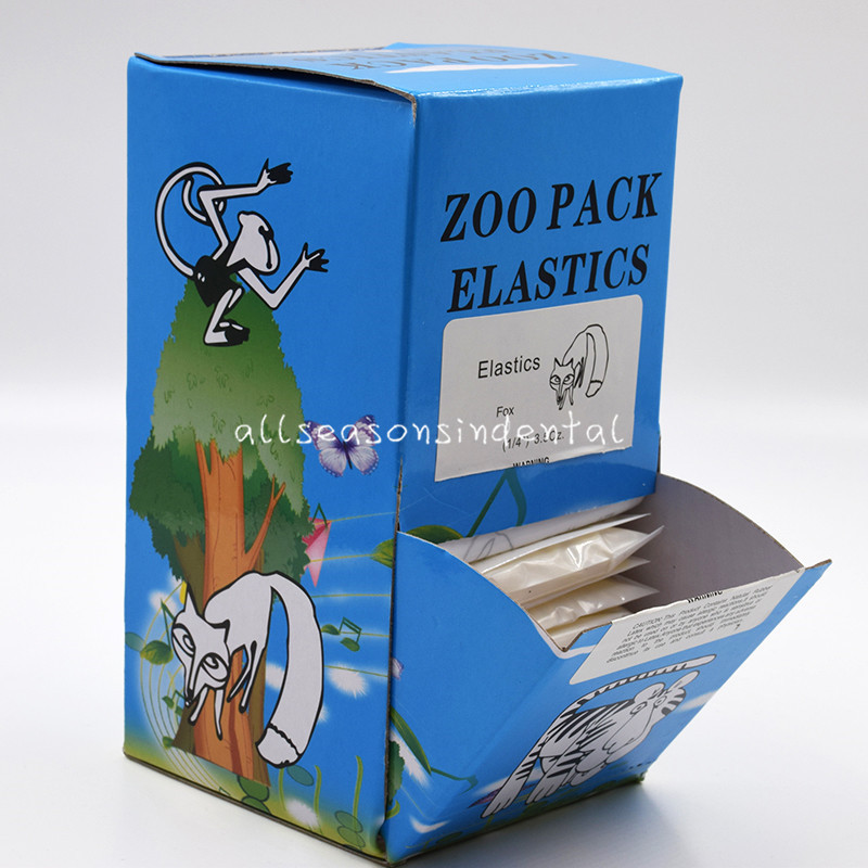 15 Sizes Dental Orthodontic Rubber Bands Elastics Latex Braces 3.5 /5.0 /6.5 oz