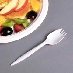 Karat PP Plastic Medium Weight Sporks – White – 1,000 ct, U2210W