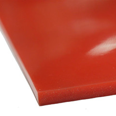 Silicone 1/16 In. X 24 In. X 12 In. Red/Orange Commercial Grade 60A Rubber Sheet