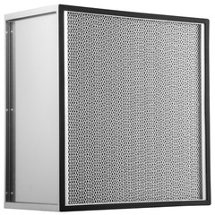 VEVOR HEPA Filter Replacement Pleated Air Filter 24x24x11.5in Galvanized Frame