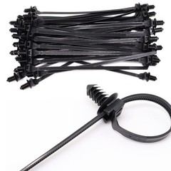 Benliu 20Pcs Cable Zip Ties, 8.3×0.2 inch Heavy 8.3×0.2inch (20Pcs), Black