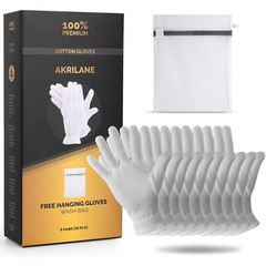 Cotton Gloves For Dry Hands Moisturizing Overnight Eczema Treatment Skin Spa