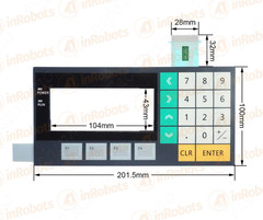 Omron NT11S-SF121B-EV1 Membrane Switch Keypad 22 Keys 160×64 24V IP65 HMI Repair