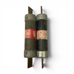 Bussmann NOS 200 Fusetron FRS-R-125 Electrical Fuse 200A 125A, Lot of 2