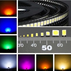 SMD / SMT LED 0402 0603 0805 5050 1206 3528 – Red Yellow Blue Green White Orange