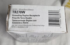 Cooper Wiring Devices Grounding Duplex Receptacle 15A-125V White Lot Of 20 NIB