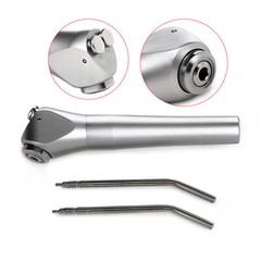 Dental 3 Way Air Water Spray Triple Syringe Handpiece w/ 2 Nozzles Tips Tubes A*
